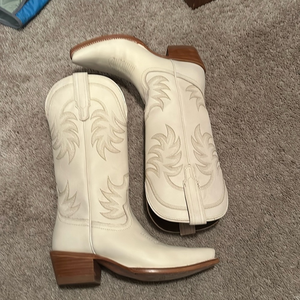 TECOVA leather cowgirl western boot
